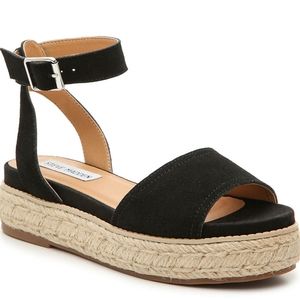 Steve Madden | Gabi black wedge sandals